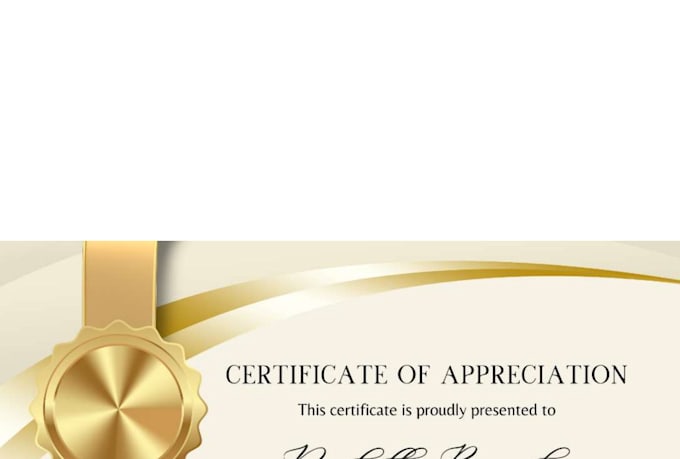 design professional corporate appreciation certificate